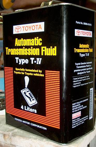 Toyota transmission fluid part number